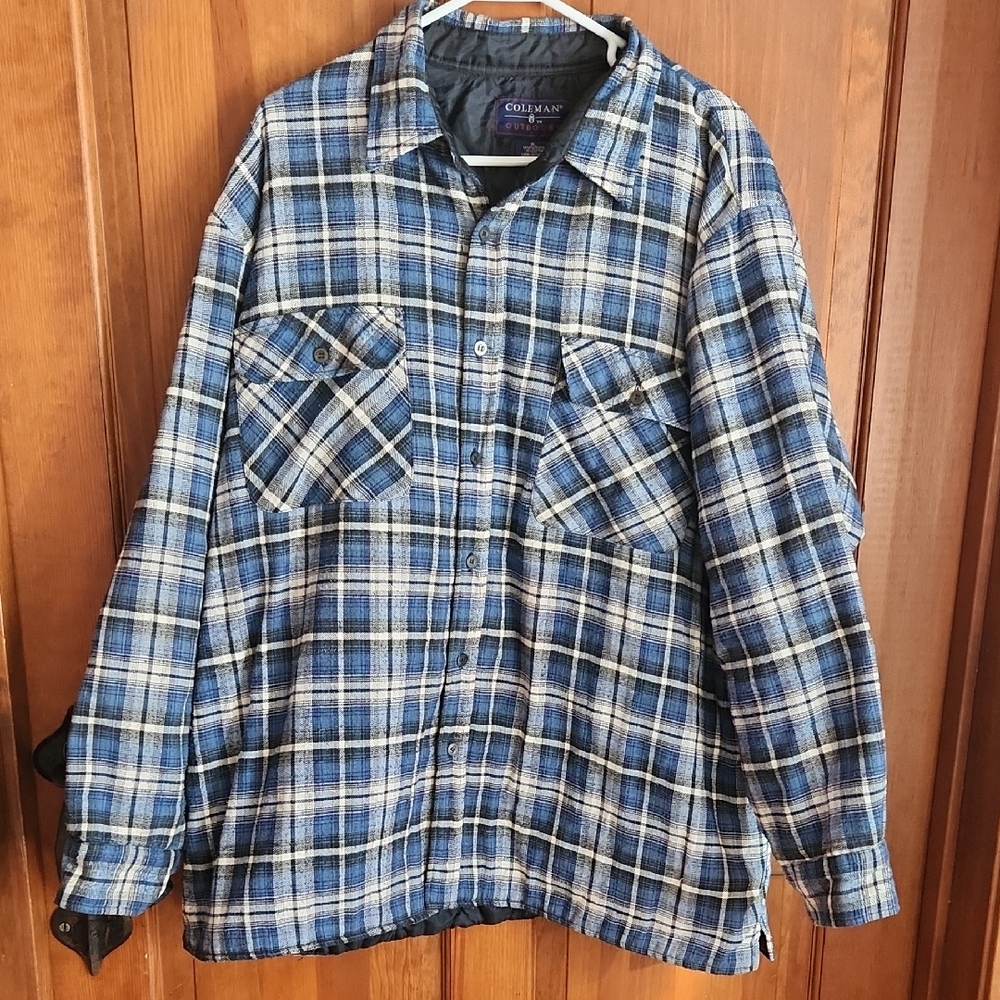COLEMAN OUTDOOR PLAID SHIRT JACKET❗️❗️